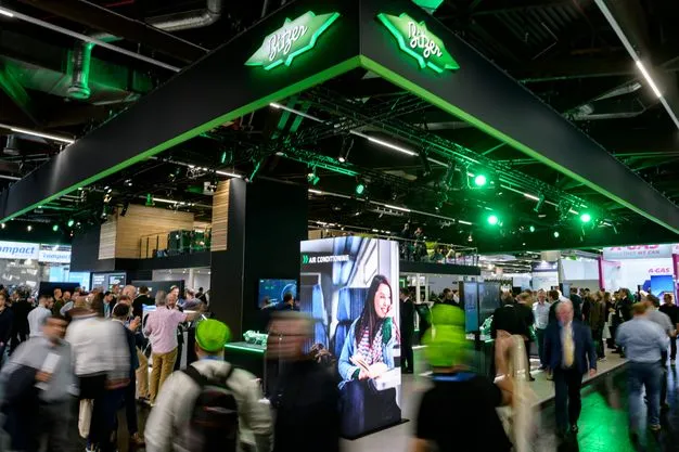Aufnahme des Messestandes von Bitzer auf der Chillventa 2024.